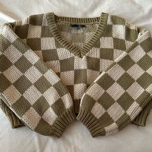 Checkered Sweater